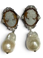 Boucles d'oreilles Mandile 1922 Femme Cammei  in Argent Conchiglia 2CEPC131329